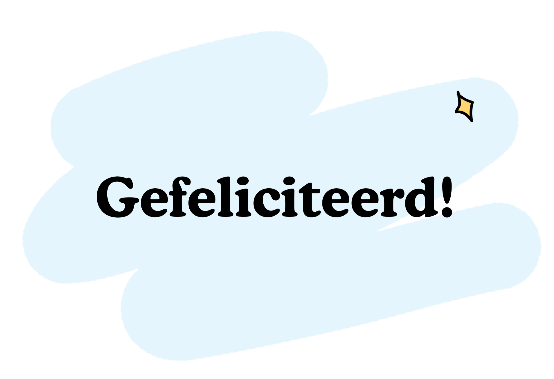 Gefeliciteerd!